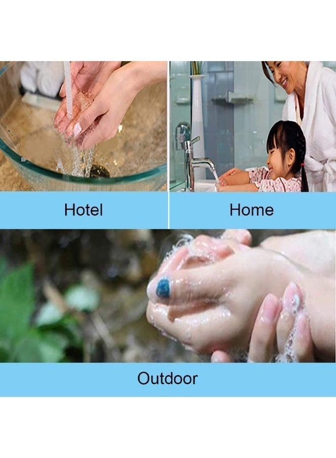 🧼صابون ورق معطرة على شكل ورد صغيرة الحجم، تذوب مع المياه وتقوم بالتنظيف 🌸 عبوة من 5 - Image 4